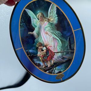 Vintage Enesco Glass Art Catchers “Guardian Angel” Sun catcher.